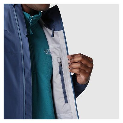 Veste Imperméable The North Face Dryzzle Bleu