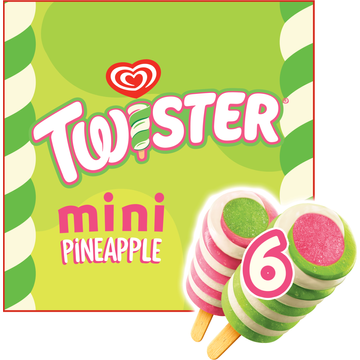 Ola IJs Twister Mini Pineapple 6 x 50 ml