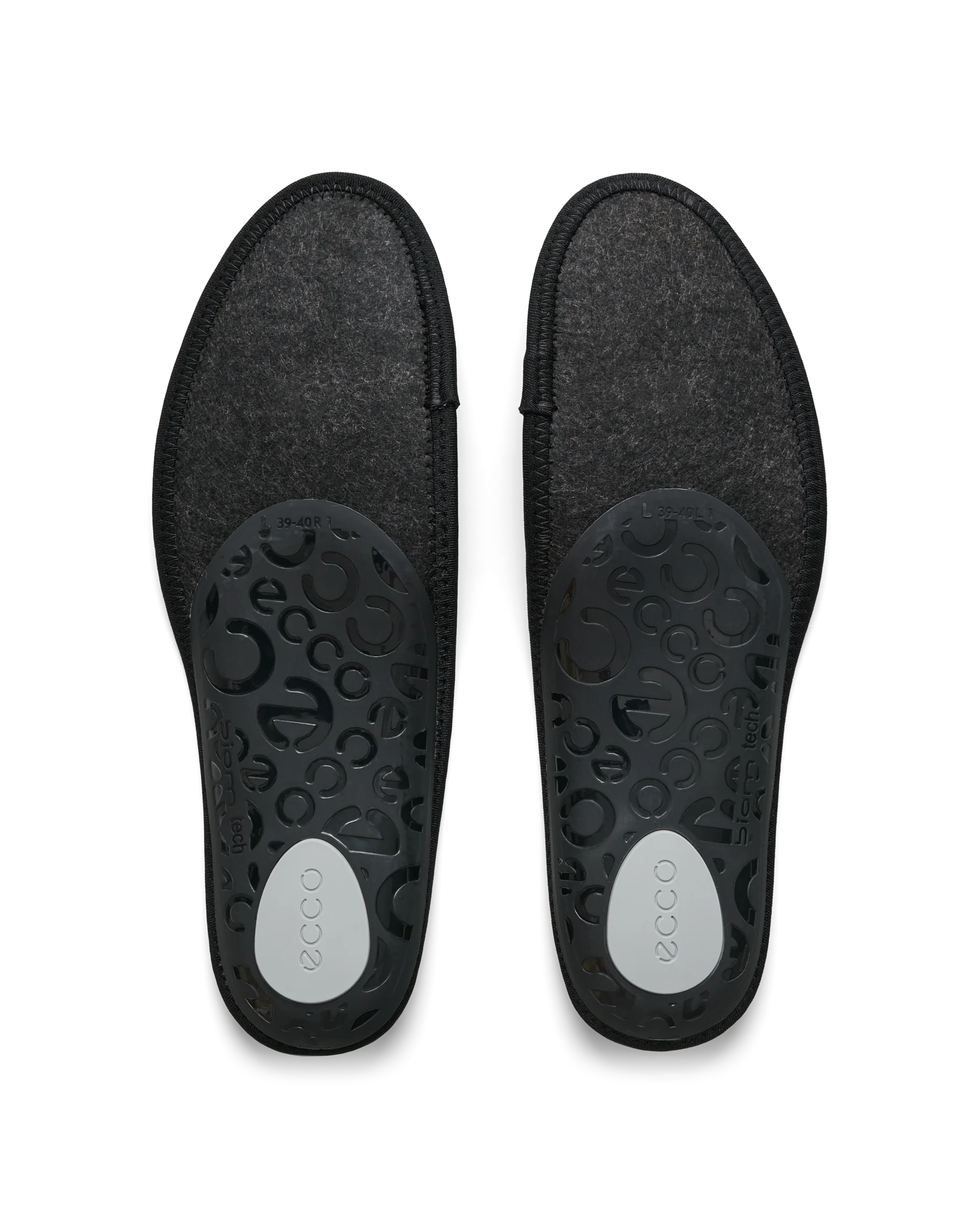 ECCO Support Thermal Insole Womens Damen Thermo Einlegesohlen Schwarz