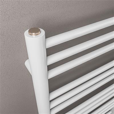 Eastbrook Corinium handdoekradiator 50x80cm 392W wit glans