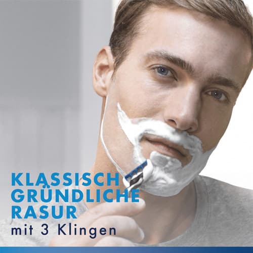 Gillette Mach3 Standard Rasierer Ersatzklingen für Männer
