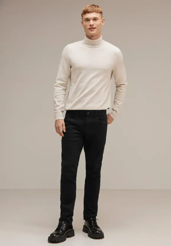 Slim Fit Jeans - clean black