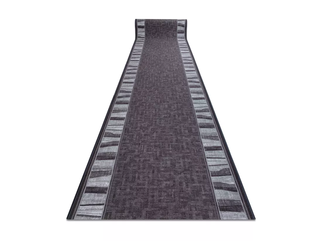 TAPIS DE COULOIR antidérapant LINEA gris 80x130 cm