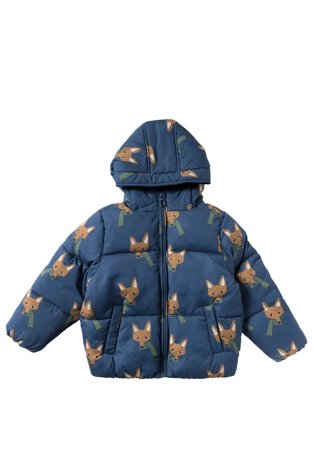 Your Wishes gewatteerde jas blauw