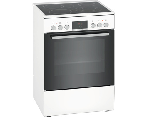 Bosch vrijstaand fornuis met glaskeramische kookplaat HKR39C220, bruikbaar volume 66 l, BxHxD 600 x 850 x 600 mm