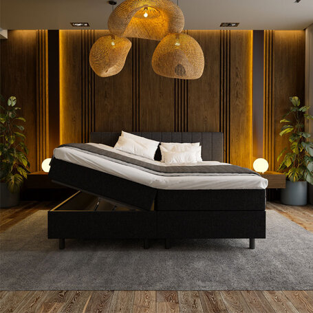 Boxspring met opbergruimte Beam