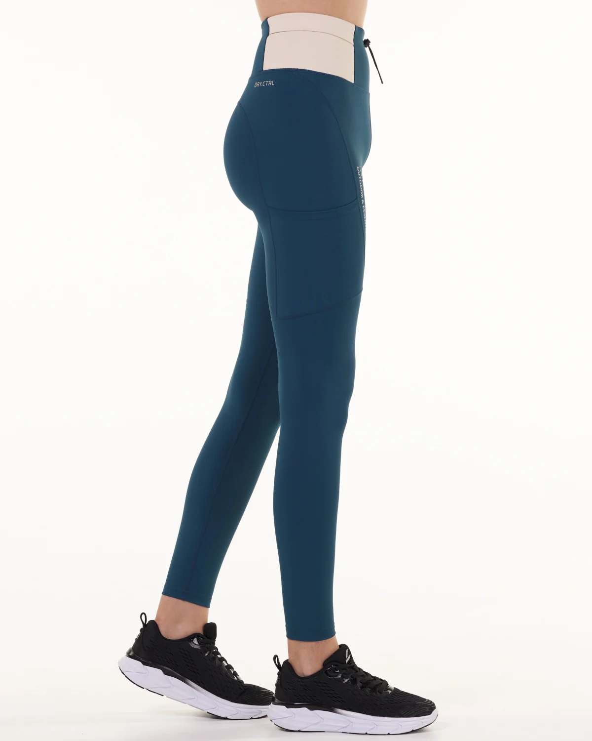 LEVITY Future Trail Tech Tights Deep Teal