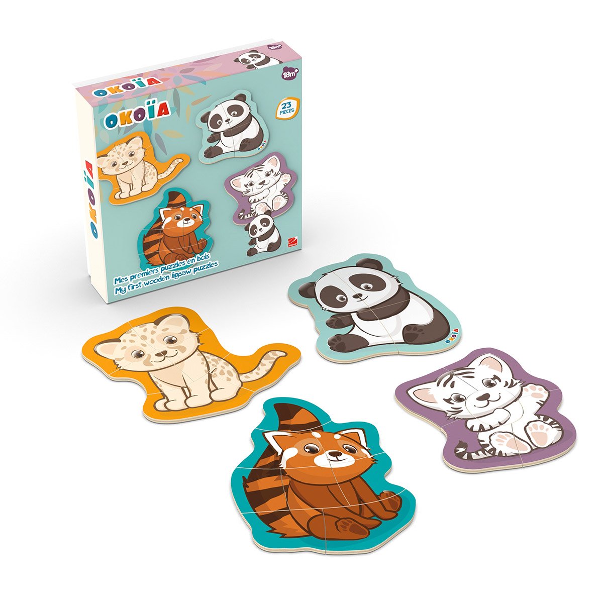 Coffret 4 Puzzles Okoïa