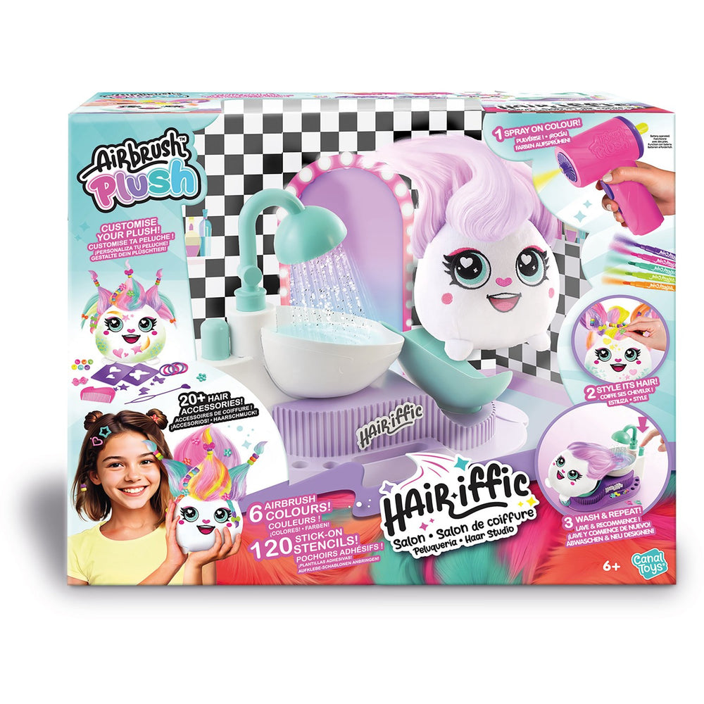 Køb Airbrush Plush Hair-Iffic Hair Frisørsalon