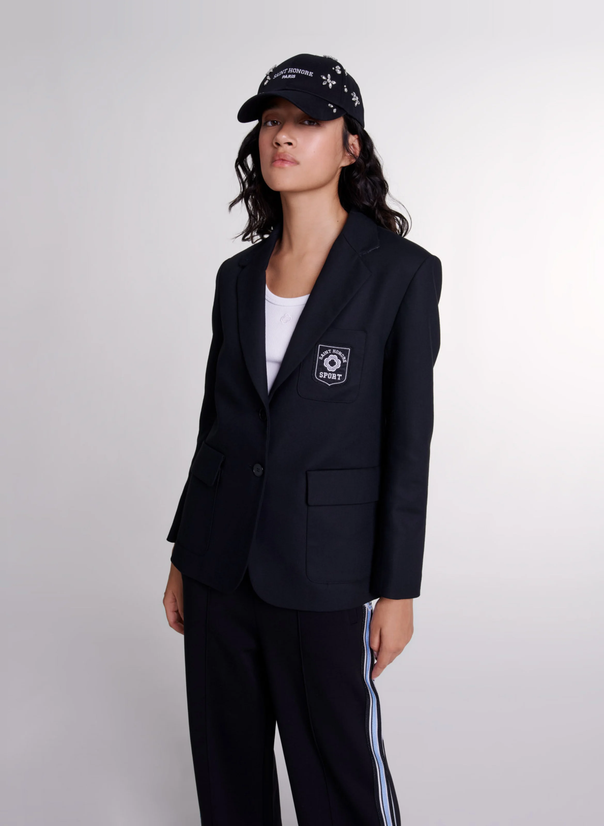 Veste de tailleur droite | Noir