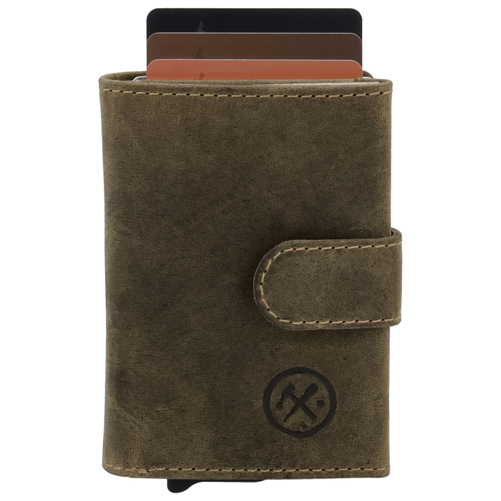 Hide & Stitches Idaho Assorti Safety Wallet Groen