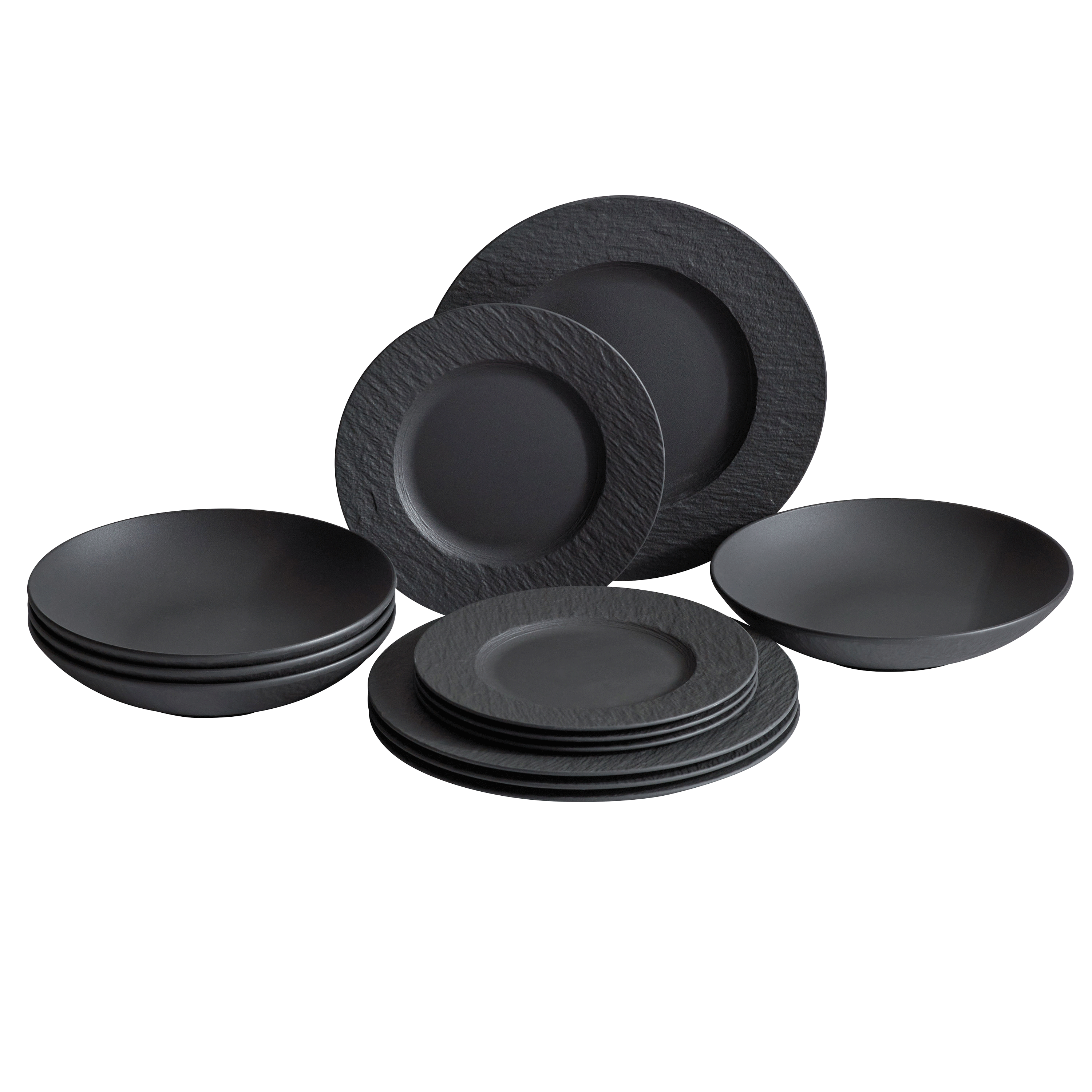 Manufacture Starter set Black, Premium Porcelain