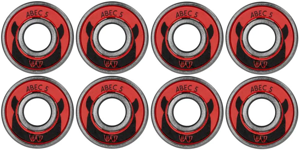 Wicked ABEC 5 Freespin 608 8-Pak Kuglelejer - Inliners Rulleskøjter