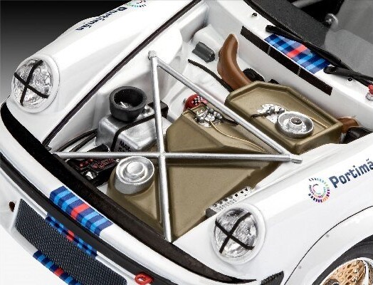 Revell - Porsche 934 Martini Bil Byggesæt - 1:24 - Level 3 - 07685
