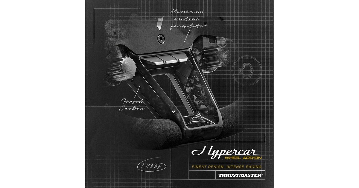 ThrustmasterHypercar stuur add-on  (Zwart)