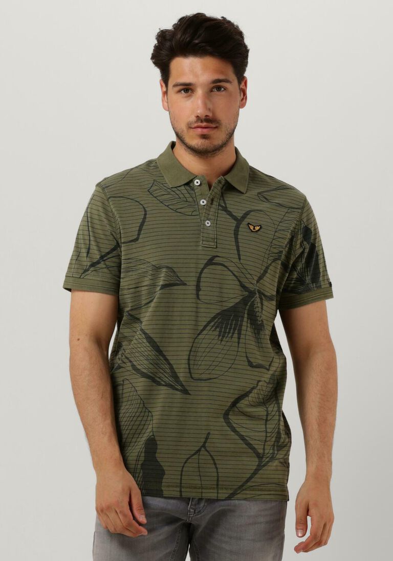 PME LEGEND mint pme legend polo short sleeve polo stripe outline flower