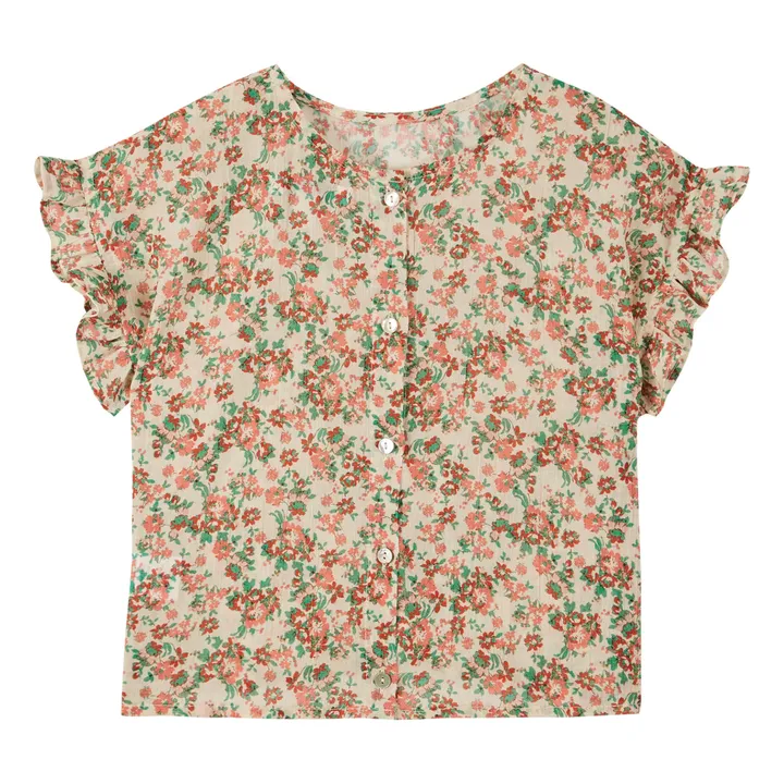 Emile et Ida Blouse Fleurie | Ecru