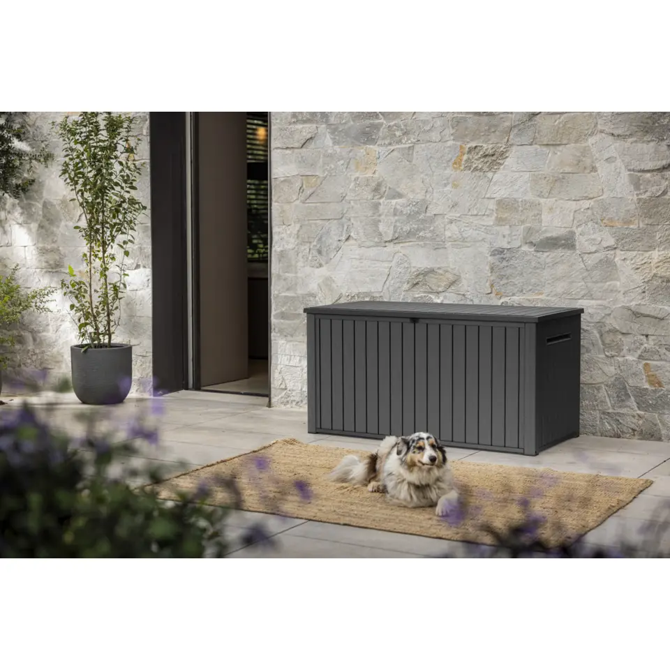 Keter Southwood Opbergbox - 643L - 146,3x73x70 cm - Grijs