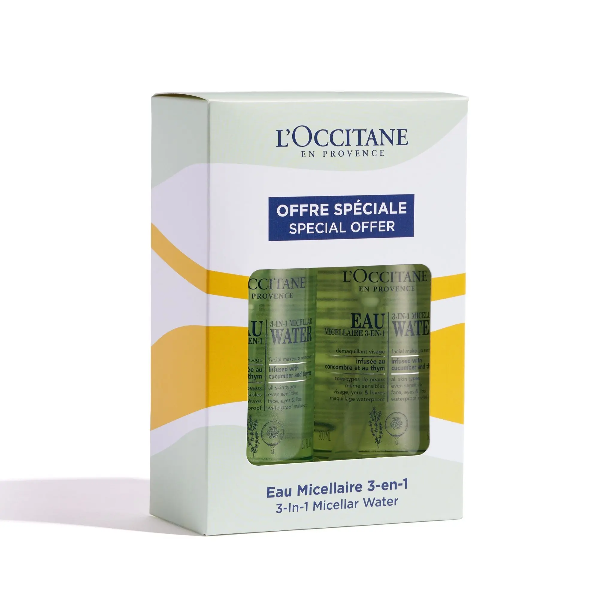 L'Occitane en Provence - VALUE PACK DUO EAUX MICELLAIRES- Lotion et tonique