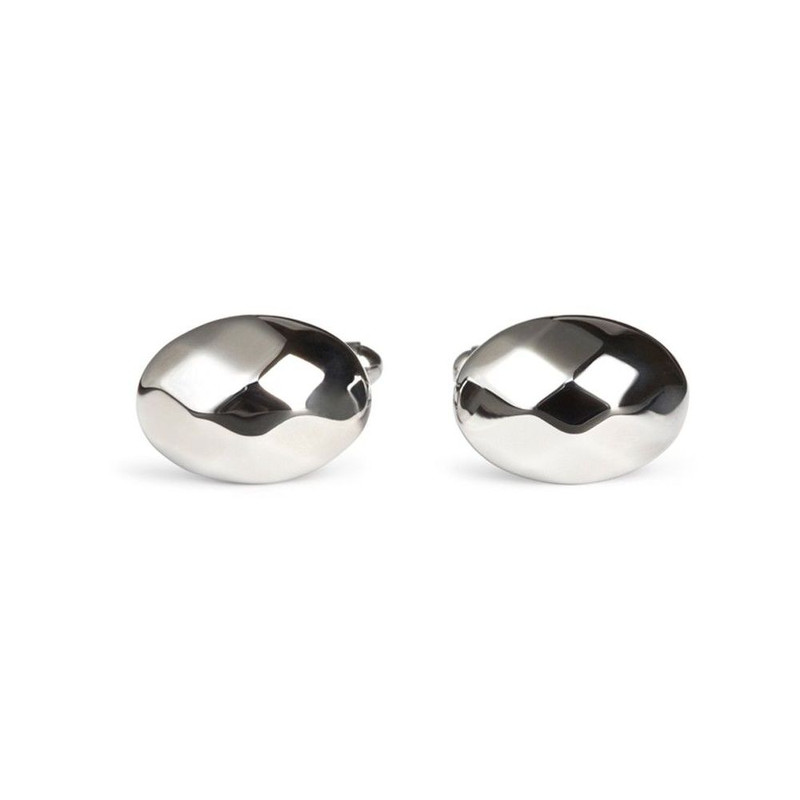 Boutons de manchette, Chunky facet oval