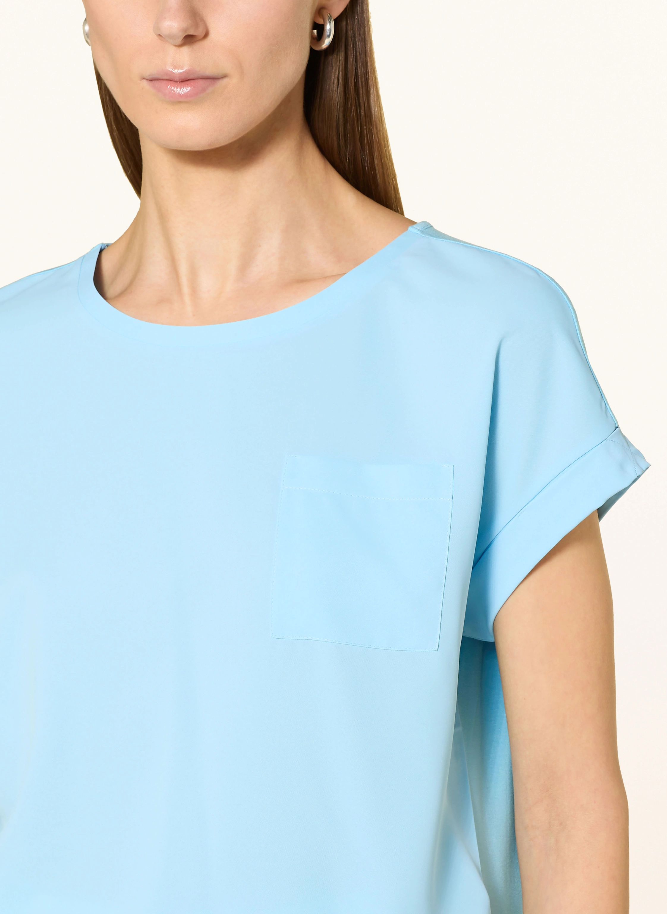 monari Blusenshirt mit Materialmix