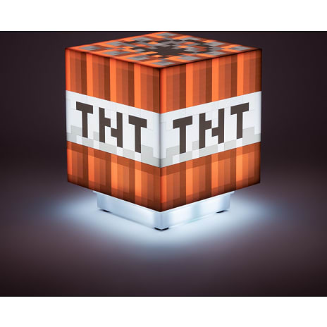 Minecraft TNT lampe - multifarvet