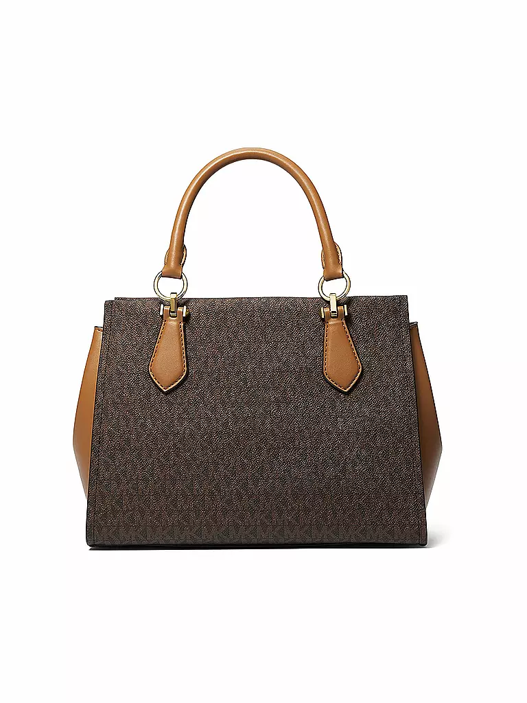 MICHAEL KORS Ledertasche - Henkeltasche MARILYN Medium braun