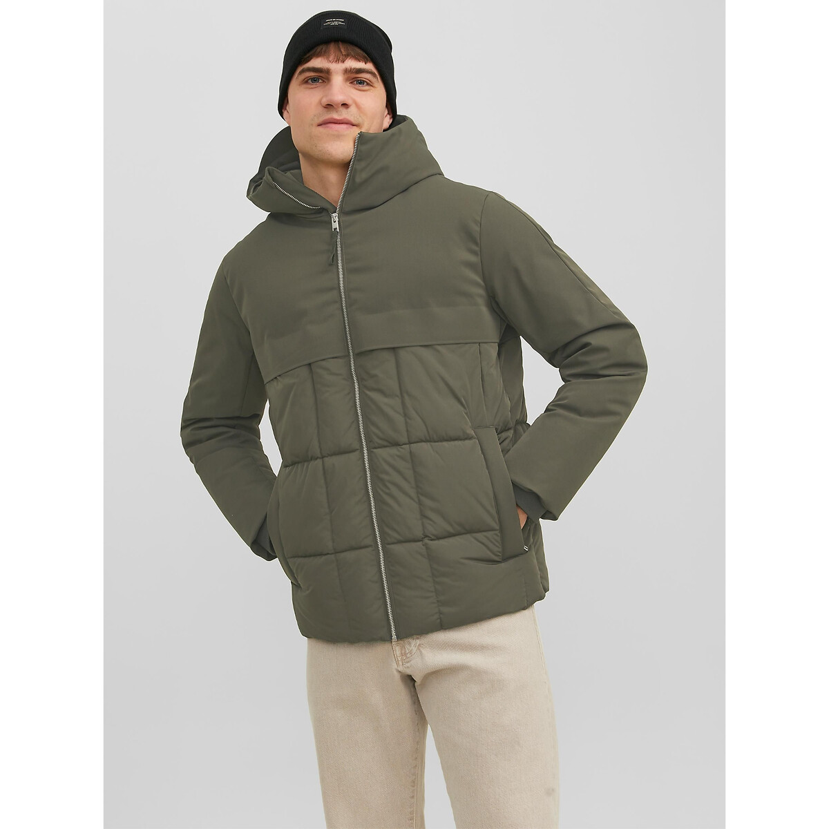 JACK & JONES<br>Jaqueta de plumas com capuz