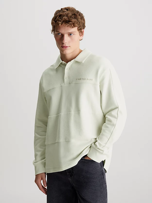 Camisa de rugby texturizada com listras