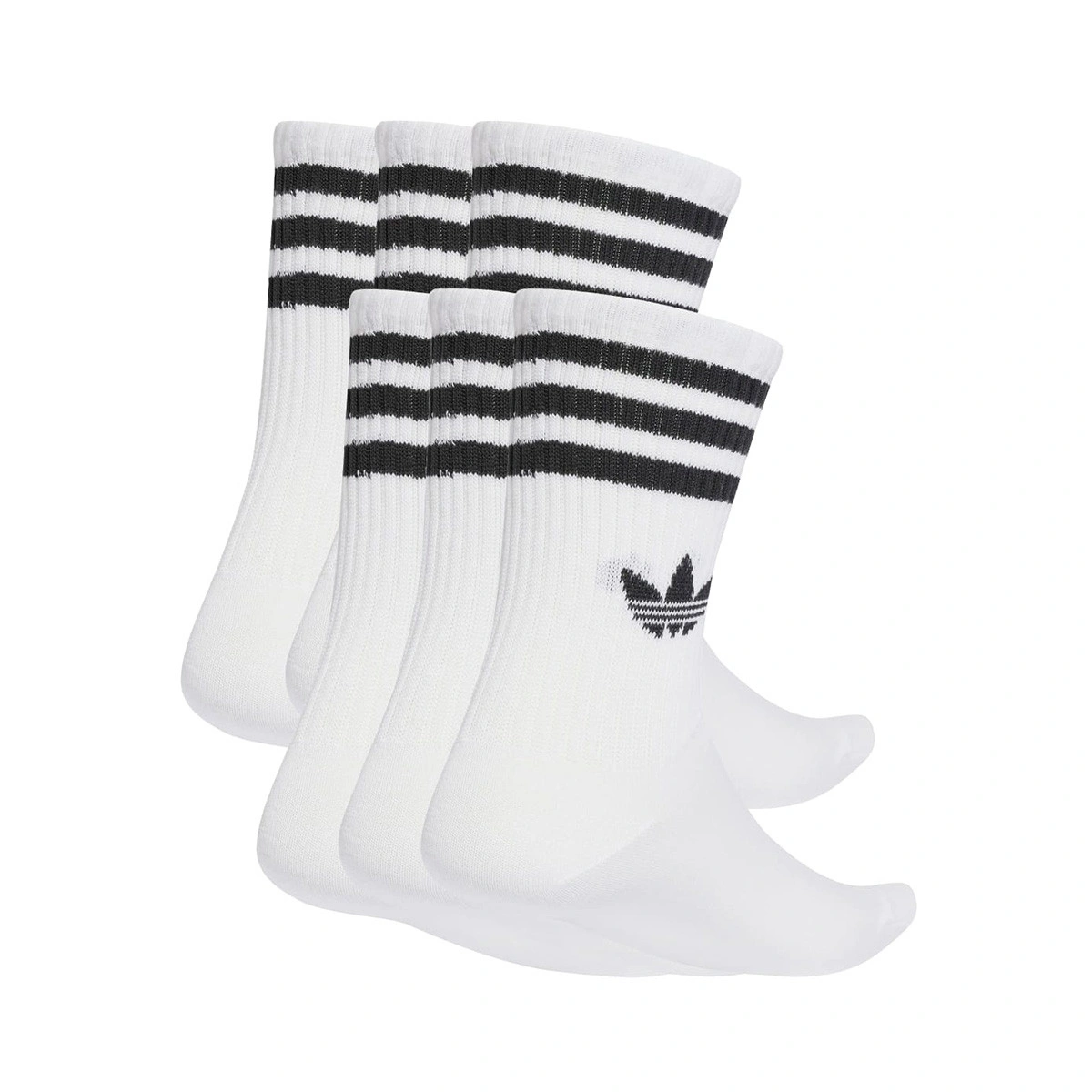Meias adidas 3S Crew S (6 pares)