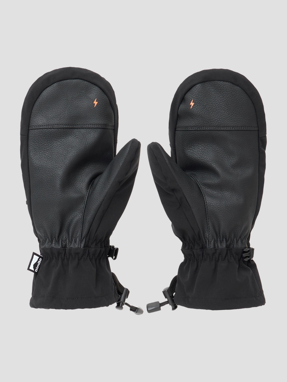 Dimito Easy Open Mittens black