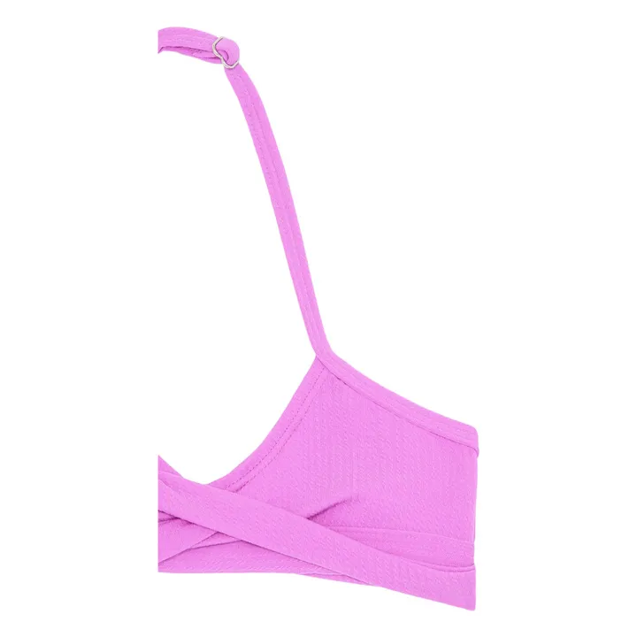 Beachlife Maillot 2 Pièces Croisé Texturé | Violet