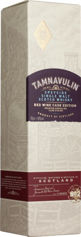 TAMNAVULIN RED WINE CASK EDITION GRENACHE FINISH 70CL