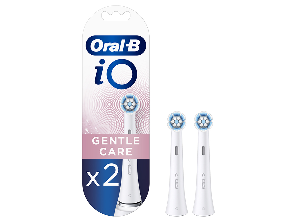 RECARGA ESCOVA ELÉTRICA ORAL-B IO GENTLE CARE BRANCO 2 UNIDADES