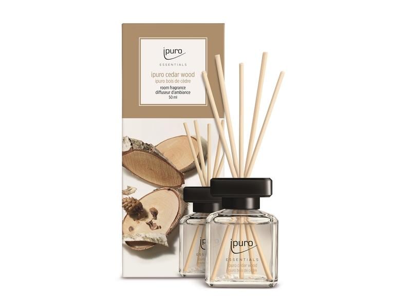 ipuro Duftstäbchen Cedar Wood 50 ml Duftstäbchen mit blumig-würzigem Duft