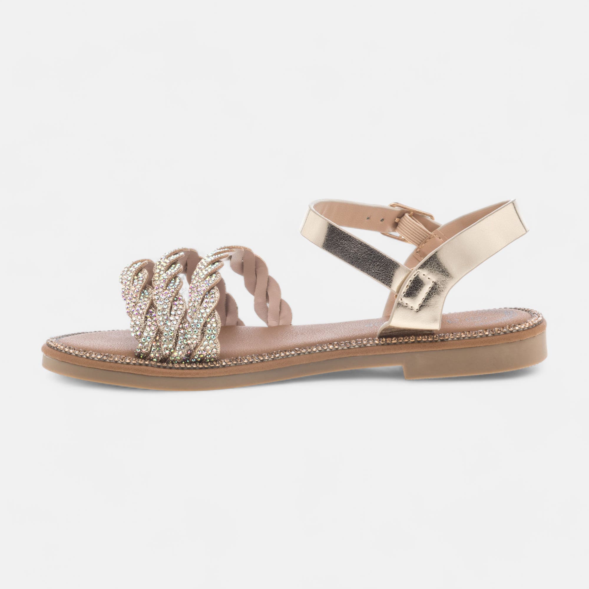 Nu-pieds Fille or