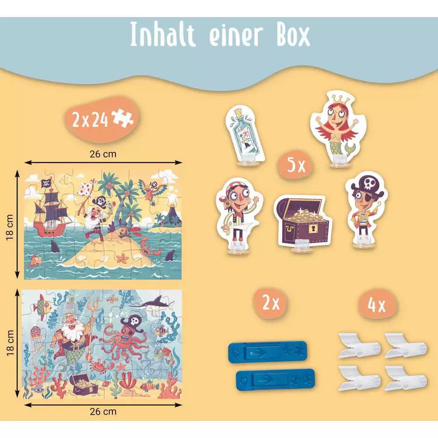 Ravensburger Piraten auf Schatzjagd bunt