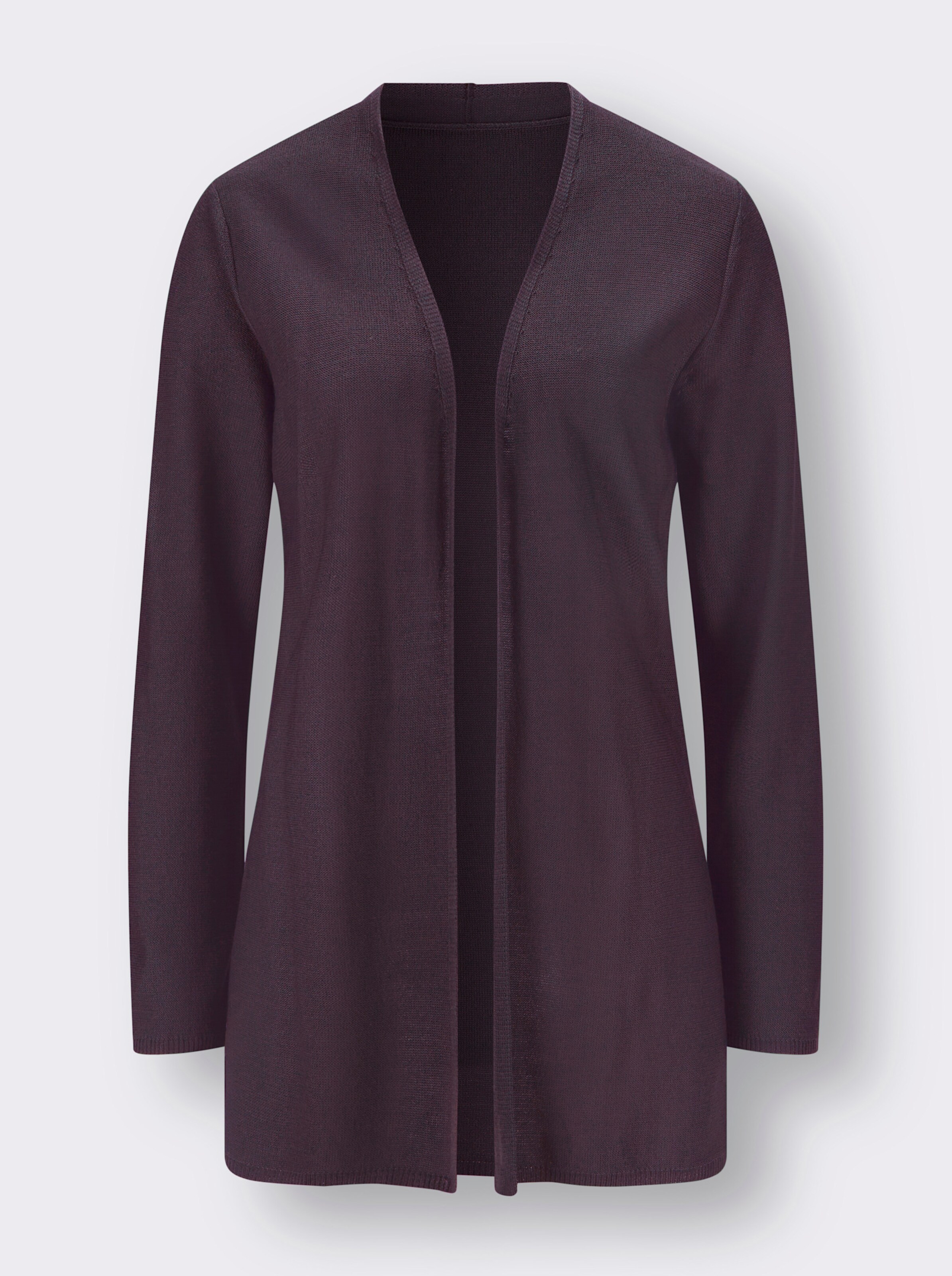 Long-Strickjacke