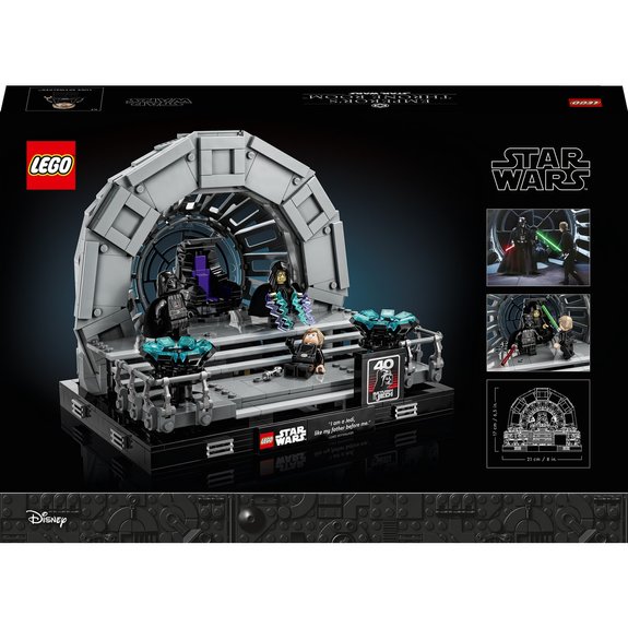 Diorama de la salle du trône de l'empereur Lego Star Wars 75352