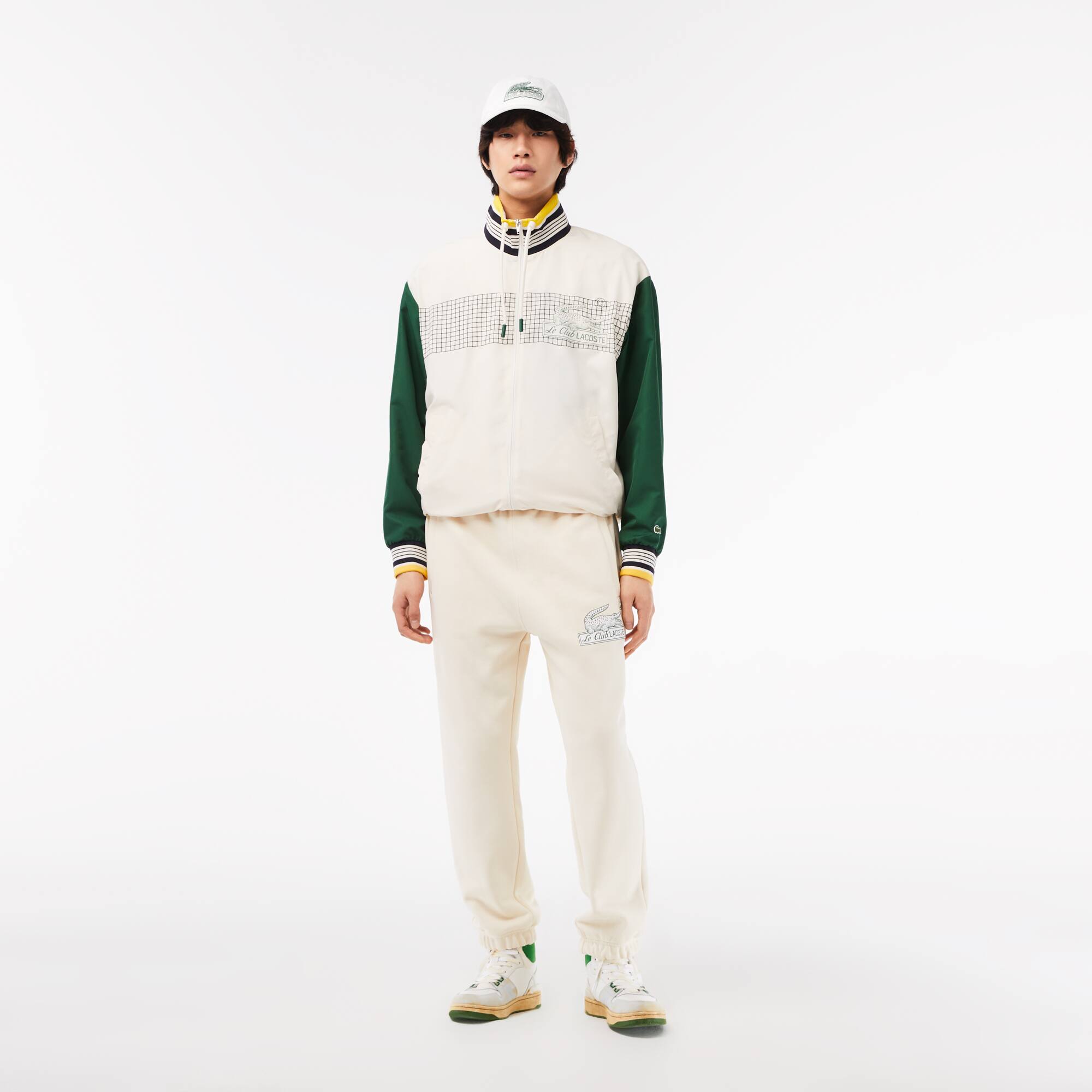 Pantalon de survêtement homme Lacoste en coton biologique Pantalons de survêtement - Blanc - Lacoste - Homme