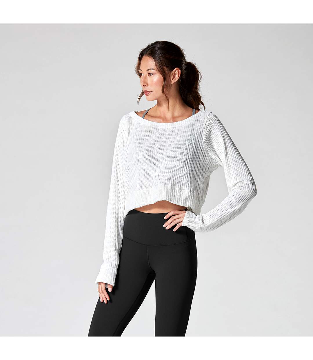 Tavi Noir - Sweat WARM UP - Femme (Blanc) - UTMQ512
