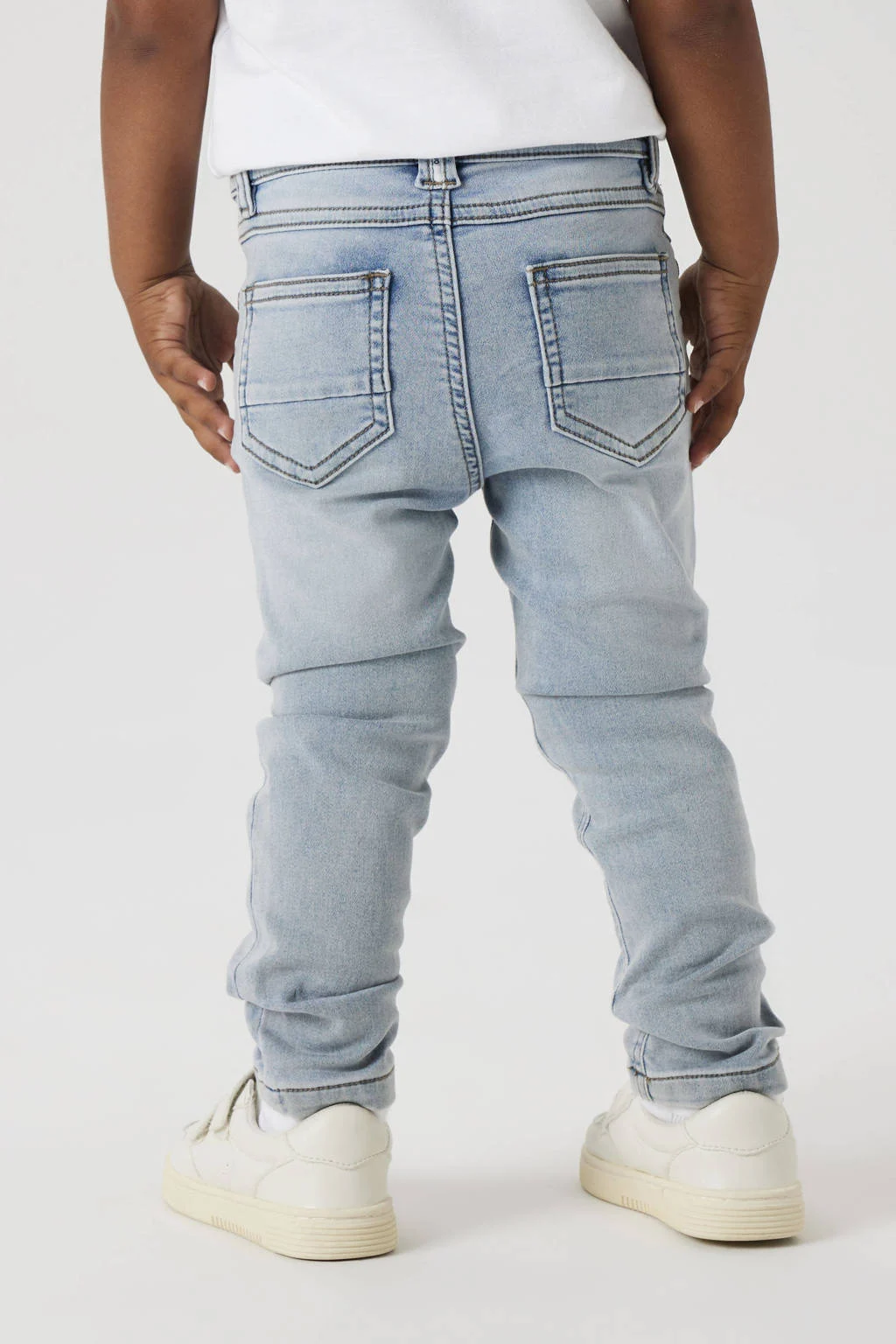 NAME IT slim fit jeans NMMSILAS light blue bleached