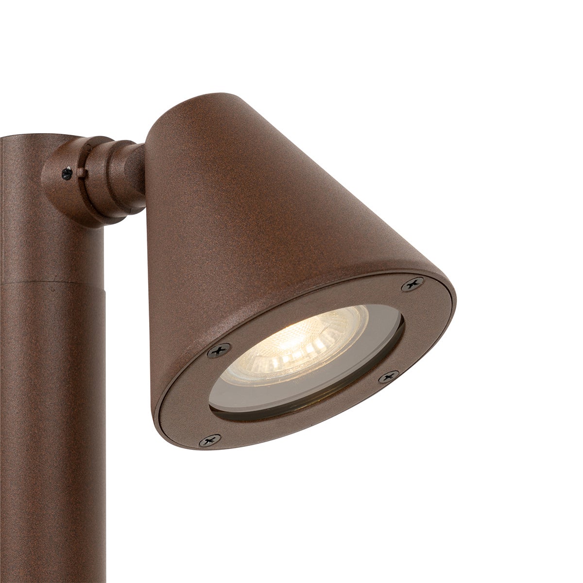 Moderne buitenpaal, roestbruin, 60 cm, IP44, verstelbaar - Ciara