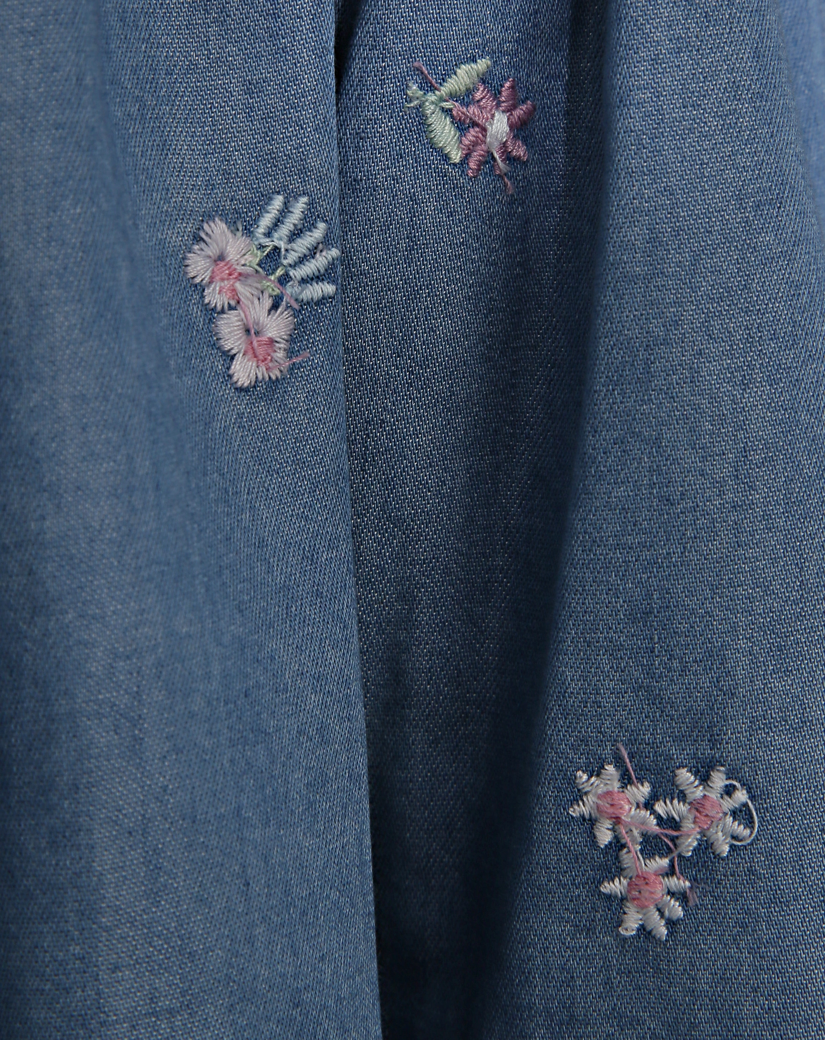 Jeansrock BLUMEN in jeans blue
