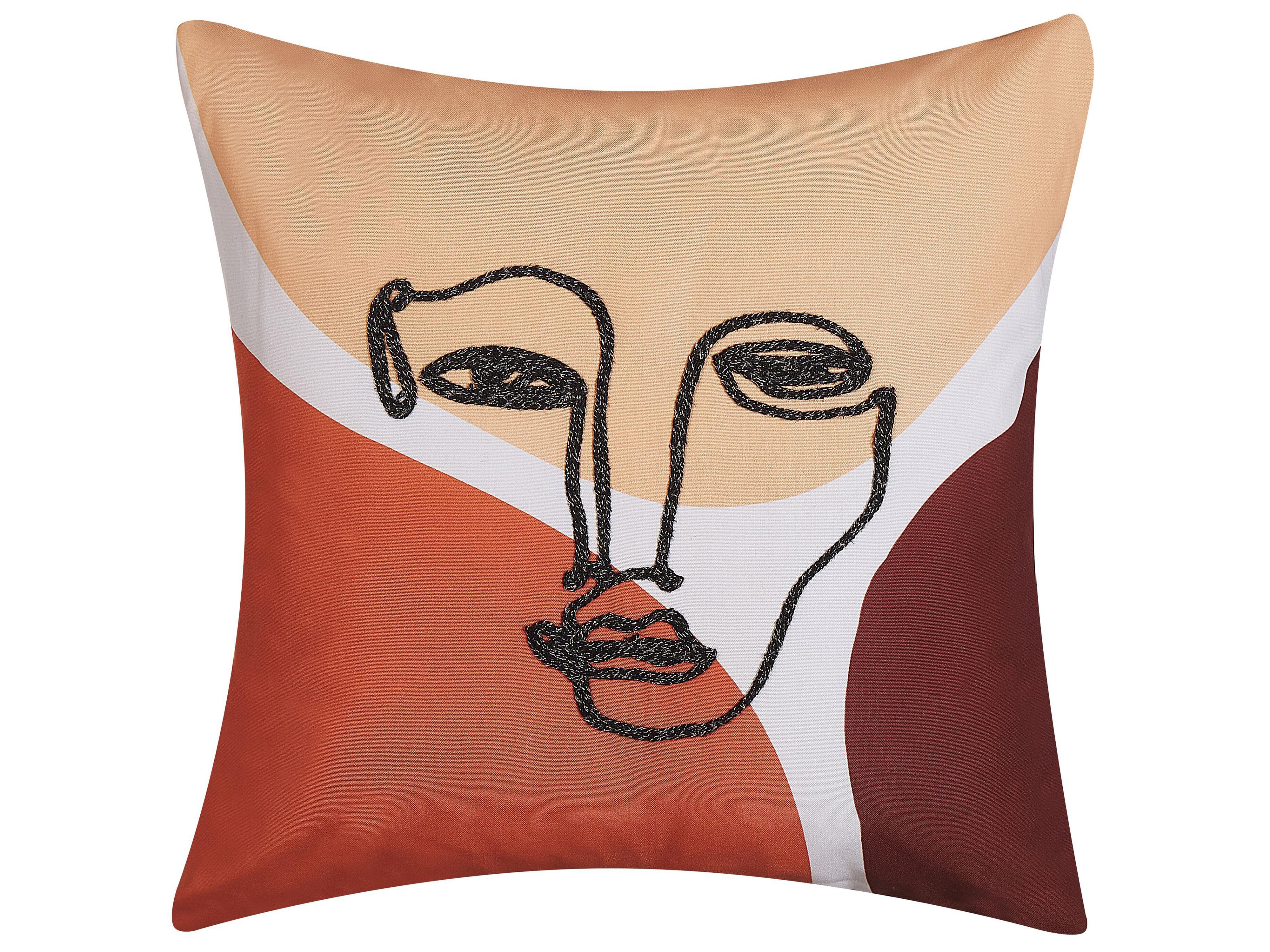 Set van 2 sierkussens RUDBEKIA 45 x 45 cm Meerkleurig abstract patroon