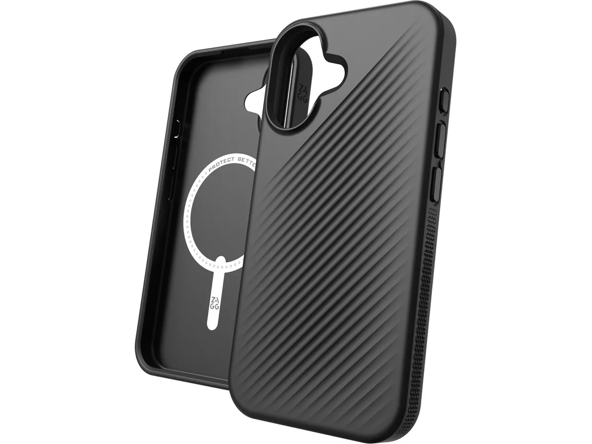 iPhone 16 MagSafe Hülle Luxe Snap Case Recycled (702315006) - Schwarz