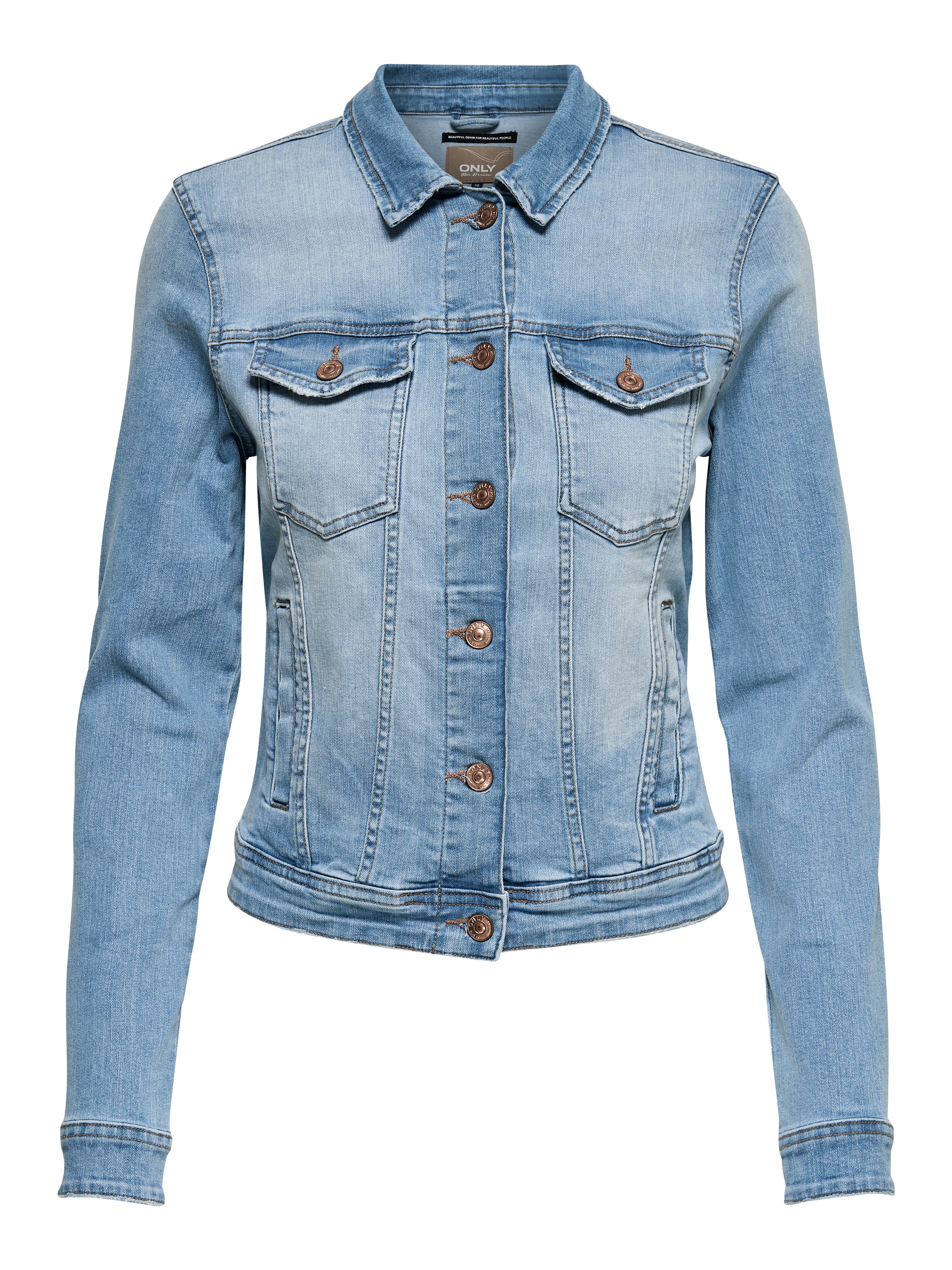 ONLTIA Jeansjacke Light Blue Denim