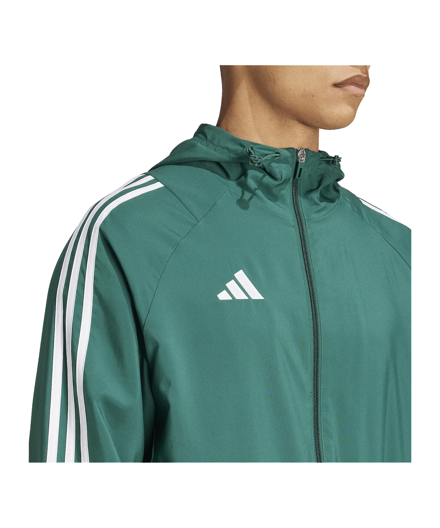 adidas Tiro 24 Windbreaker Grün Weiss