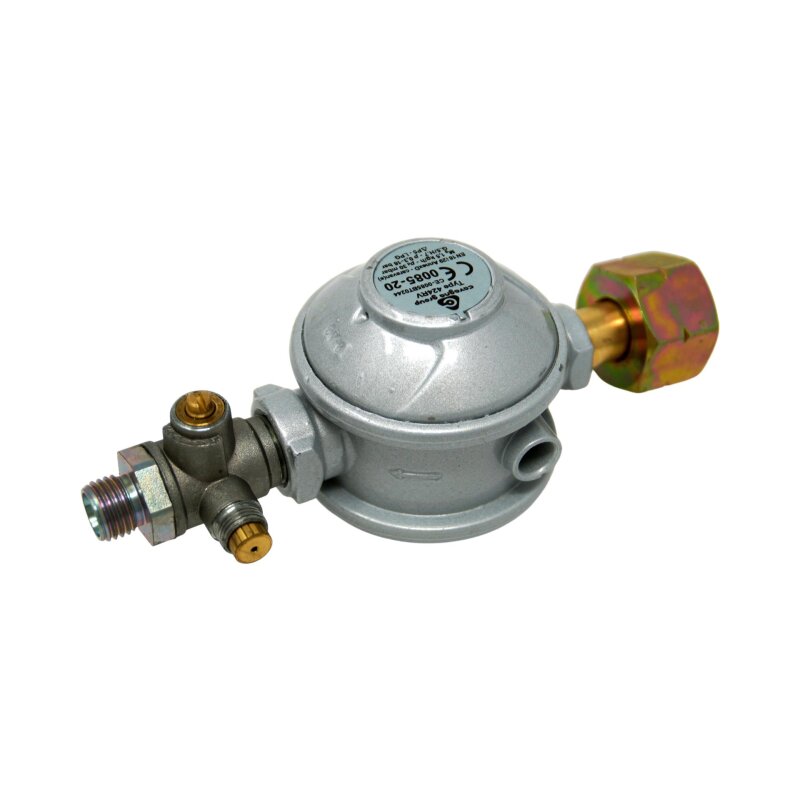 Cavagna Gasdruckregler 30mbar 1,5kg/h Komb.A -> Rohrverschraubung 8mm