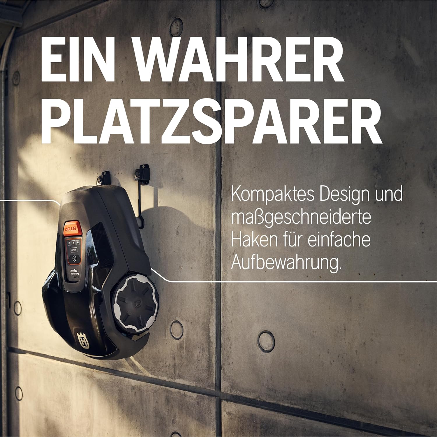 Husqvarna Mähroboter Automower Aspire R4 für 400 m² Fläche I Akku Rasenmäher Roboter, Steuerung per Connect App (inkl. Sprachsteuerung, WLAN, Bluetooth) mit Installations-Kit